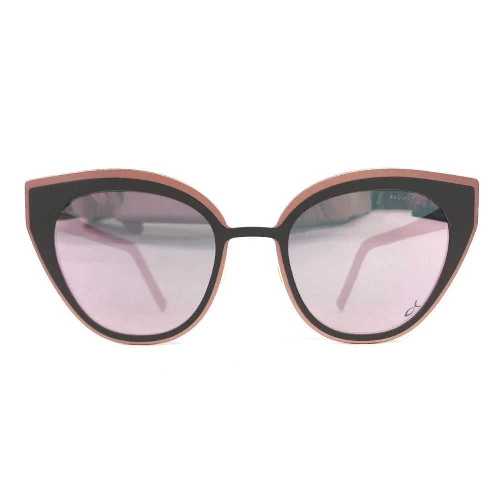 Blackfin Sunglasses BF870 CAPE MAY COL.1044 Black Pink Cat Eye with Pink Lenses